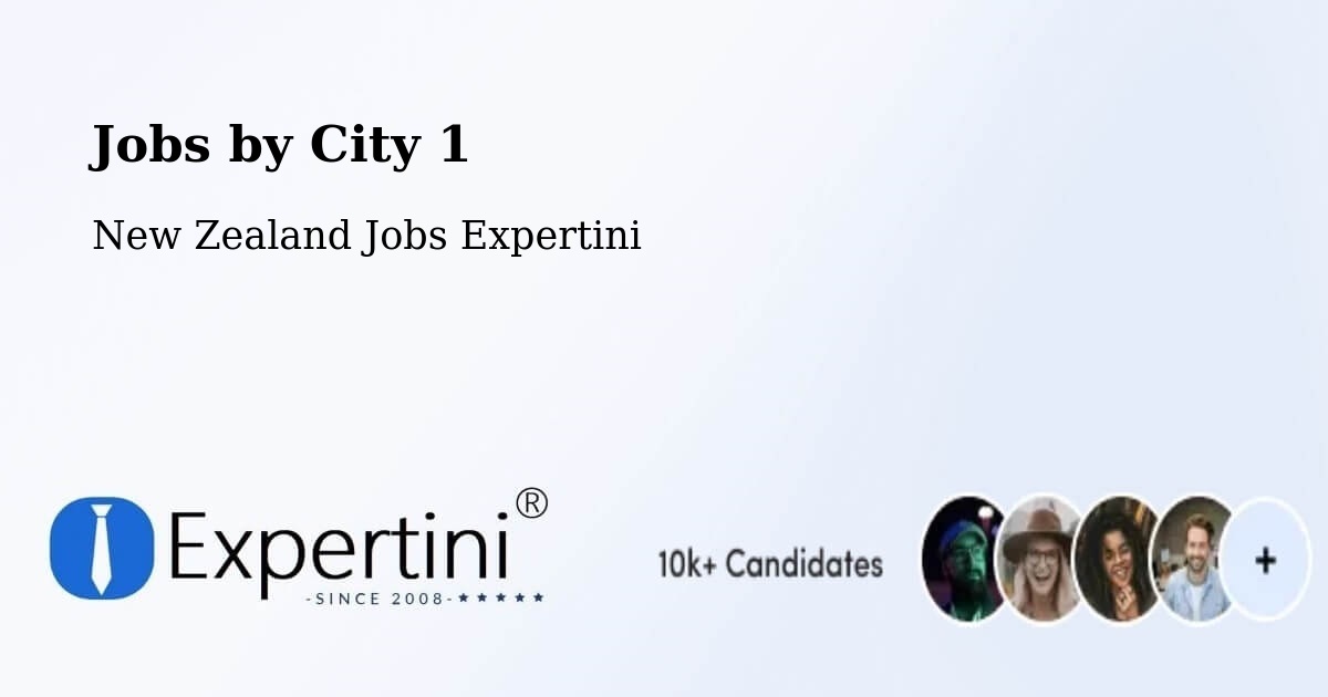 City Jobs in New Zealand - Expertini